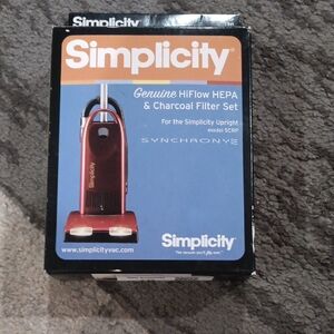 Simplicity Red Vacuum Filter Set